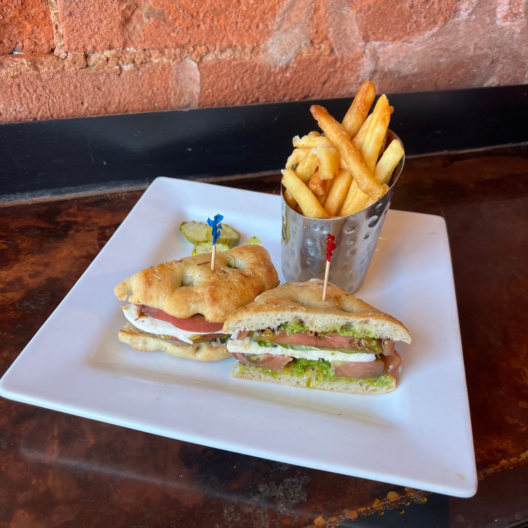 Heirloom Tomato Caprese Sandwich