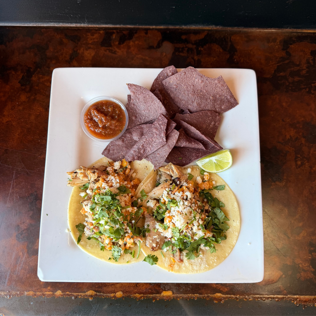 Elote Chicken Tacos