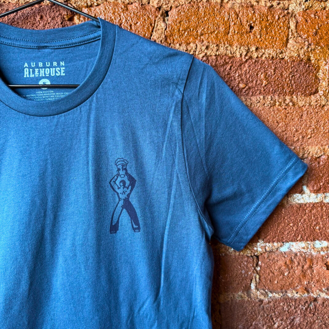 Circle Stamp Shirt - Vintage Navy