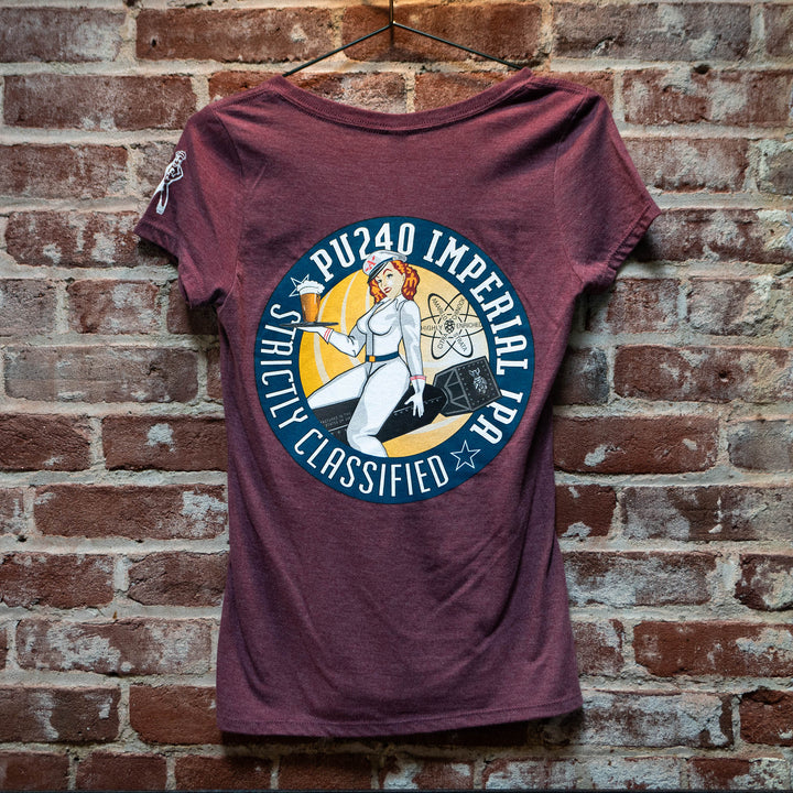 Women's PU240 Tee, Maroon