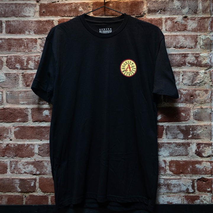 Auburn Alehouse Neon Aleman Tee, Black