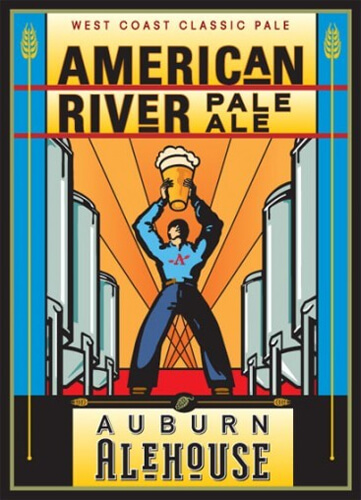 Auburn Alehouse American River Pale Ale Artwork